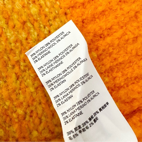 Anthropologie Simone Striped Wool Blend Fuzzy Knit Pullover Sweater Size S - Picture 8 of 9